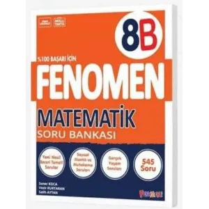 Fenomen Kitap 8. Sınıf LGS Fenomen Matematik Soru Bankası