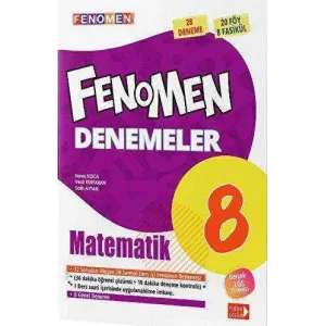Fenomen Kitap 8. Sınıf Matematik Fenomen Denemeler 28 Deneme