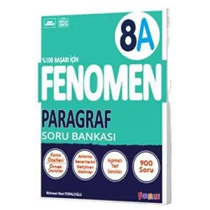 Fenomen Kitap 8. Sınıf Paragraf A Soru Bankası