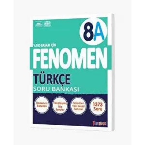 Fenomen Kitap 8. Sınıf Türkçe A Soru Bankası