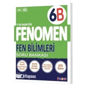 Fenomen Kitap Fenomen 6B Fen Bilimleri Soru Bankası