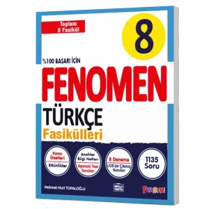 Fenomen Kitap Fenomen 8. Sınıf Türkçe Fasikül Seti 8 Kitap