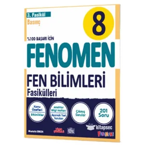 Fenomen Kitap Fenomen 8. Sınıf Fen Bilimleri Soru Bankası 3. Fasikül Basınç
