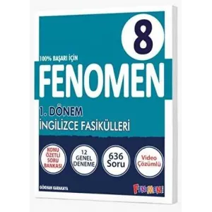 Fenomen Kitap Fenomen 8. Sınıf İngilizce Fasikülleri 1. Dönem