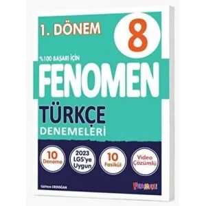 Fenomen Kitap Fenomen 8. Sınıf Türkçe Denemeler 1. Dönem