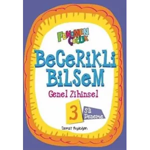 Fenomen Kitap Fenomen Çocuk Becerikli Bilsem 3 Genel Zihinsel