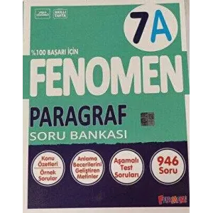 Fenomen Kitap Fenomen Paragraf Soru Bankası