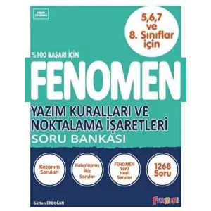 Fenomen Kitap Fenomen Yazım Kuralları Ve Noktalama İşaretleri Soru Bankası 5-6-7-8. Sınıflar İçin