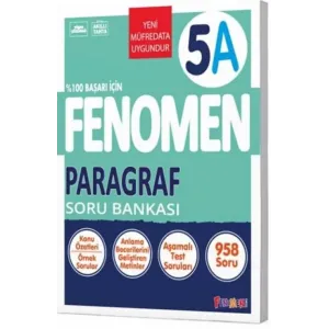 Fenomen Okul Yayınları 5. Sınıf Paragraf Fenomen A Soru Bankası