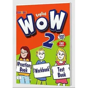 Fenomen Yayıncılık WOW English 2 Practice Book + Workbook + Test Book