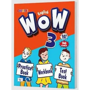 Fenomen Yayıncılık WOW English 3 Practice Book + Workbook + Test Book