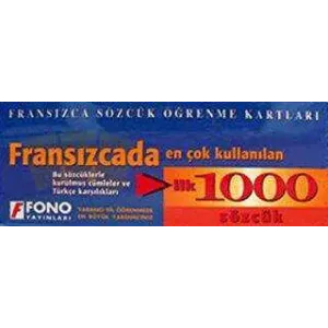 Fransızcada İlk 1000 Sözcük Kartları