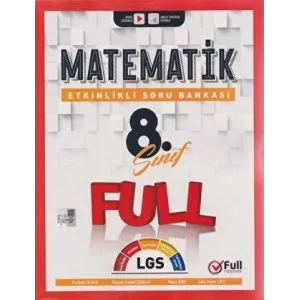 Full Matematik Yayınları 8. Sınıf Matematik Etkinlikli Soru Bankası