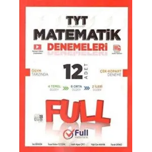 Full Matematik Yayınları TYT Matematik 12 x 40 Denemeleri