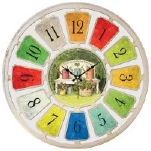 Galaxy Duvar Saati 734 Dekoratif Rakamlı