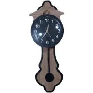 Galaxy Duvar Saati Da-016 Siyah Sarkaçlı