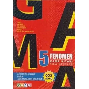 Gama Yayınları 5. Sınıf Fenomen Tüm Dersler Kamp Kitabı