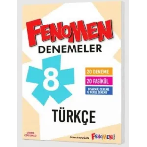 Gama Yayınları 8. Sınıf LGS 1. Dönem Türkçe Fenomen 20`li Deneme
