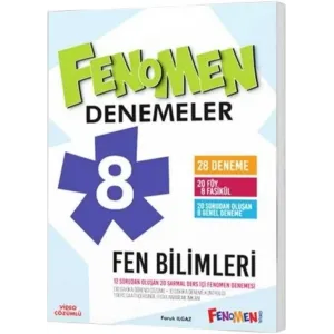 Gama Yayınları 8. Sınıf Fen Bilimleri Fenomen 12 Genel Deneme