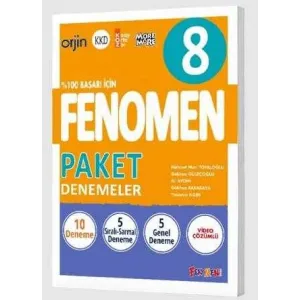 Gama Yayınları 8. Sınıf Fenomen 8 Paket Deneme