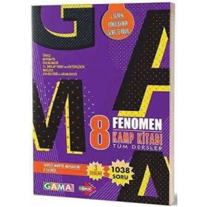 Gama Yayınları 8. Sınıf Fenomen Tüm Dersler Kamp Kitabı