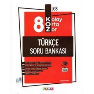 Gama Yayınları 8. Sınıf LGS Koz Türkçe Soru Bankası