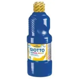 Giotto 535317 Sulu Guaj Parmak Boya 500 Ml. K.mavi