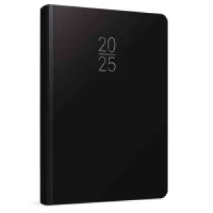 Gıpta 2025 14x20 Eko Cilt Bezli Ajanda 100-eck Siyah