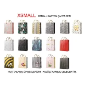 Gıpta Xsmall  Karton Çanta Seti 40lı 4-bg80720-2161