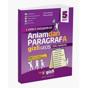 Gizli Yayınları 5. Sınıf Anlamdan Paragrafa Gizli Geçiş