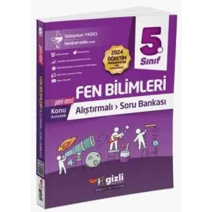 Gizli Yayınları 5. Sınıf Fen Bilimleri Konu Anlatımlı Soru Bankası