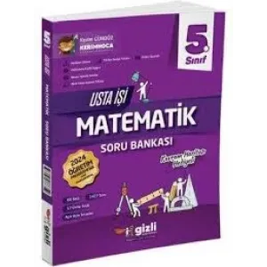 GİZLİ YAYINLARI 5. SINIF MATEMATİK USTA İŞİ SORU BANKASI+KAVRAM HARİTASI