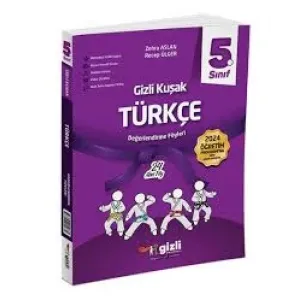 GİZLİ YAYINLARI 5. SINIF TÜRKÇE GİZLİ KUŞAK SERİSİ