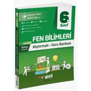 Gizli Yayınları 6. Sınıf Fen Bilimleri Konu Anlatımlı Soru Bankası