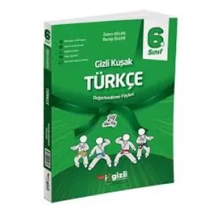 GİZLİ YAYINLARI 6. SINIF TÜRKÇE GİZLİ KUŞAK SERİSİ