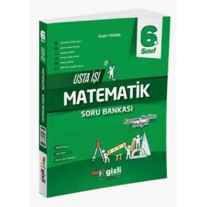 Gizli Yayınları 6. Sınıf Usta İşi Matematik Soru Bankası