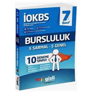 Gizli Yayınları 7. Sınıf İOKBS Bursluluk 10 Deneme Sınavı