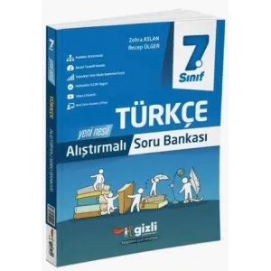 Gizli Yayınları 7. Sınıf Türkçe Alıştırmalı Soru Bankası