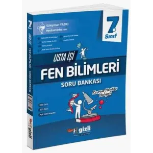 Gizli Yayınları 7. Sınıf Usta İşi Fen Bilimleri Soru Bankası