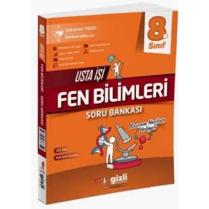 Gizli Yayınları 8. Sınıf LGS Fen Bilimleri Usta İşi Soru Bankası