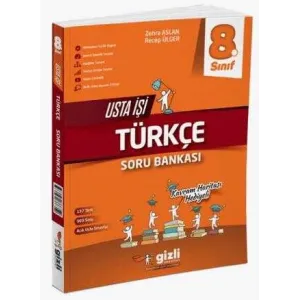Gizli Yayınları 8. Sınıf LGS Türkçe Usta İşi Soru Bankası