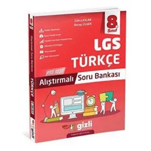 Gizli Yayınları 8. Sınıf Türkçe Alıştırmalı Soru Bankası