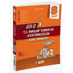 Gizli Yayınları 8. Sınıf Usta İşi T.C. İnkılap Tarihi ve Atatürkçülük Soru Bankası