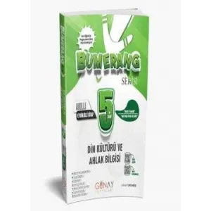 Günay Yayınları 5. Sınıf Bumerang Etkinlikli Din Kültürü ve Ahlak Bilgisi