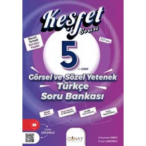 Günay Yayınları 5. Sınıf Keşfet Serisi Görsel ve Sözel Yetenek Soru Bankası