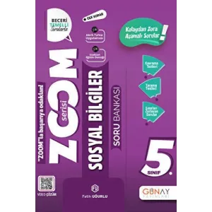 Günay Yayınları 5. Sınıf Zoom Serisi Sosyal Bilgiler Soru Bankası