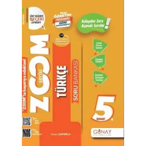 Günay Yayınları 5. Sınıf Zoom Serisi Türkçe Soru Bankası