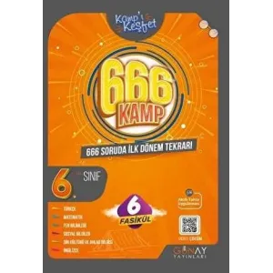 Günay Yayınları 6. Sınıf 666 Soruda İlk Dönem Kamp Kitabı
