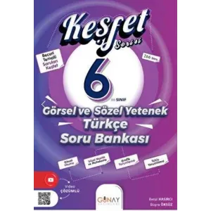 Günay Yayınları 6. Sınıf Keşfet Serisi Görsel ve Sözel Yetenek Soru Bankası