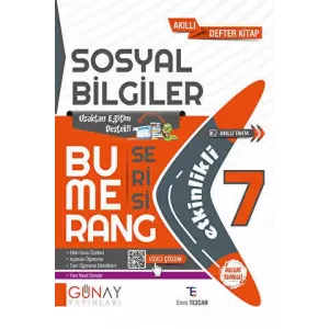 Günay Yayınları 7. Sınıf Bumerang Serisi Etkinlikli Sosyal Bilgiler